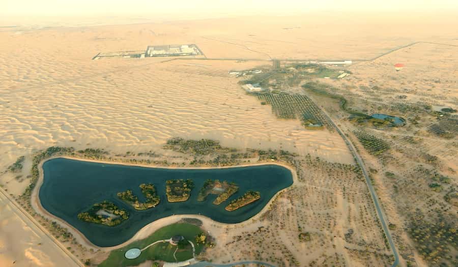 Dubai: Hot Air Balloon, Camel Ride, Desert Safari & More - Camel riding and the Bedouin-style camp