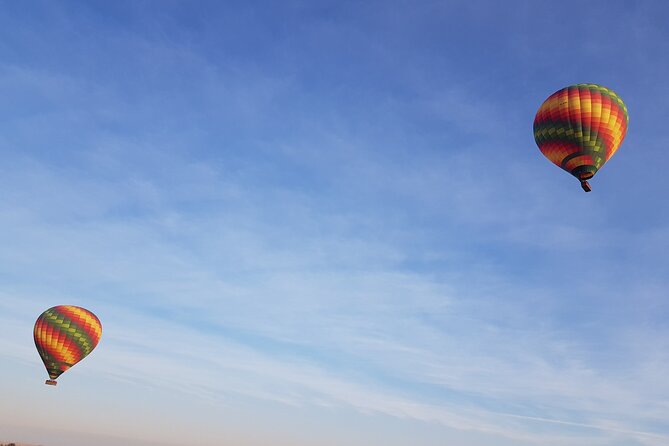 Dubai Hot Air Balloon Ride with Breakfast, Falconry & Camel Ride - Landing in the Dubai Desert Conservation Reserve