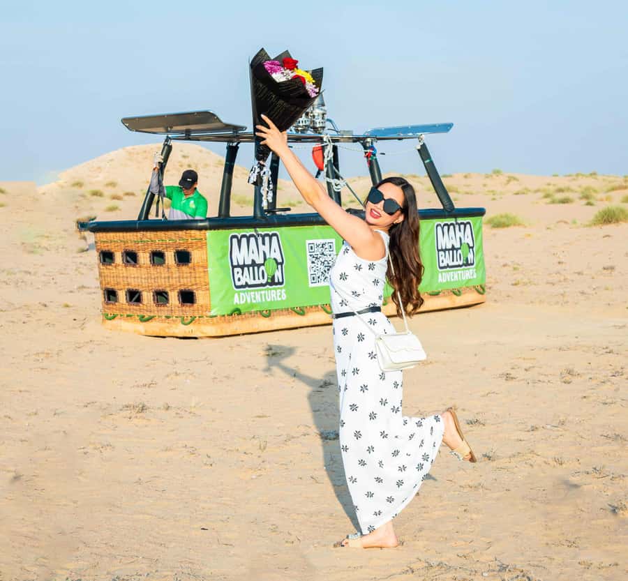 Dubai: Sunrise Hot Air Balloon Ride with Transfers - The Real Value at $247 Per Person