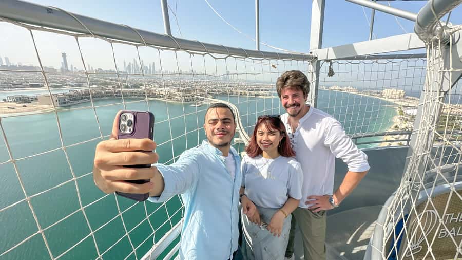 Dubai: The Dubai Balloon at Atlantis - The view from 225 meters