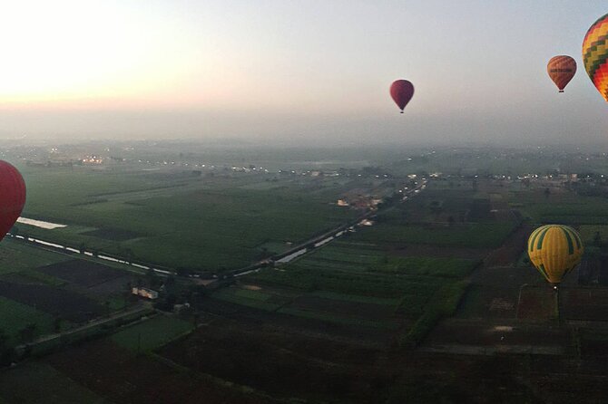 Enjoy The over night by flight from Cairo to luxor with hot air balloon - The final flight back to Cairo
