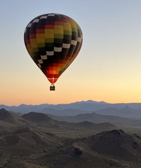 Epic Sonoran Sunrise Balloon Flight - What you may see from the basket