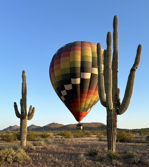 Epic Sonoran Sunrise Balloon Flight - Helping inflate the balloon before takeoff