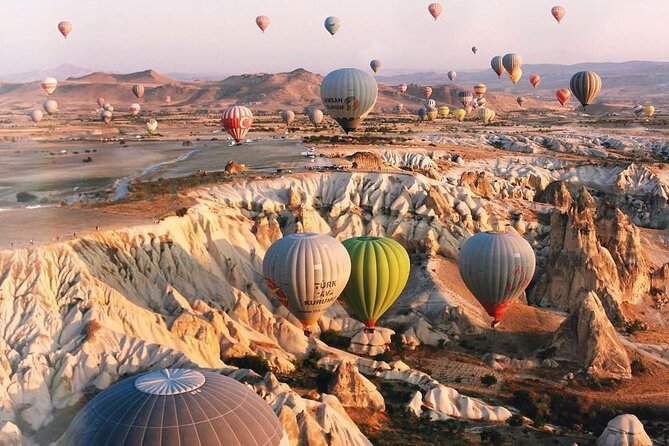 Exclusive Hot air balloon Flight in Cappadocia - Rose Valley from above