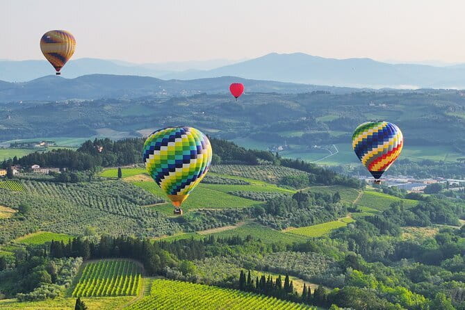 Experience the Magic of Tuscany from a Hot Air Balloon - Floating above Chianti at sunrise