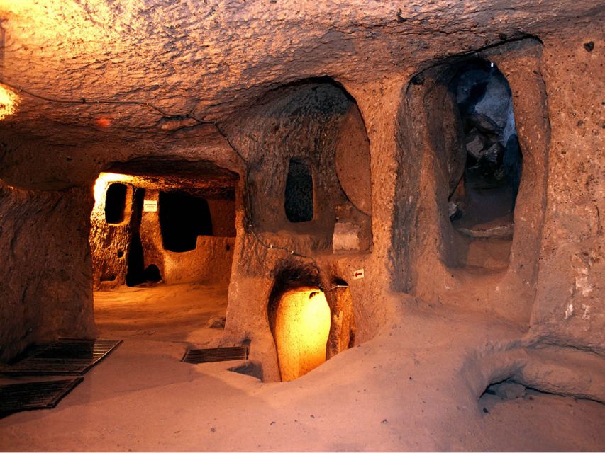 From Alanya: 2-Day Cappadocia, Cave Hotel, & Balloon Tour - Uchisar and Pigeon Valley, the first big views