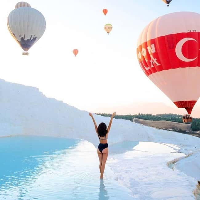 From Antalya: Pamukkale Hot Air Balloon Flight with Lunch - What the $37 price really covers