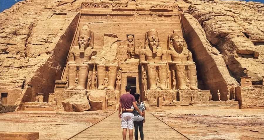 From Aswan:4 Days Nile Cruise Luxor Abu Simbel & Air Balloon - Day one in Aswan: High Dam and Philae Temple
