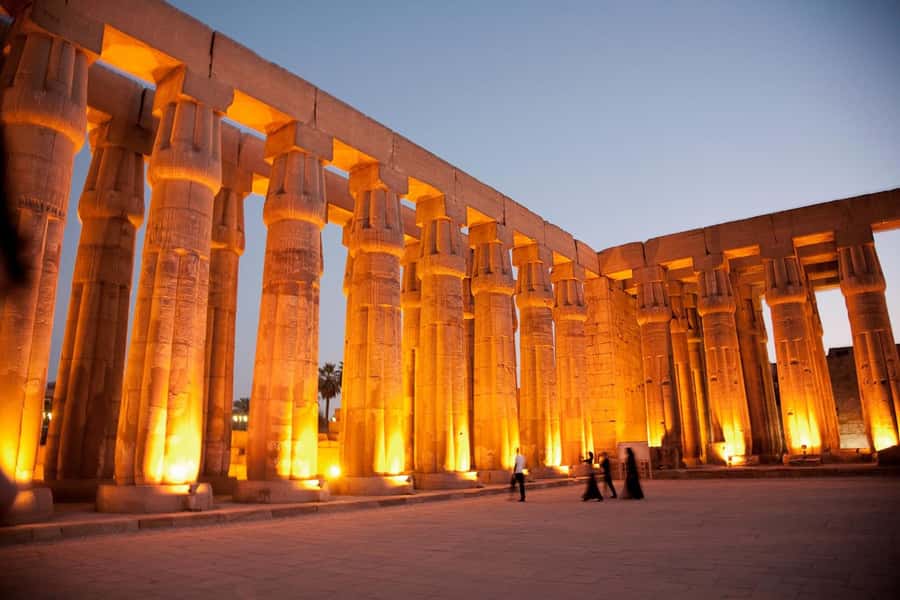 From Aswan:4 Days Nile Cruise Luxor Abu Simbel & Air Balloon - Day three: Edfu and the arrival in Luxor
