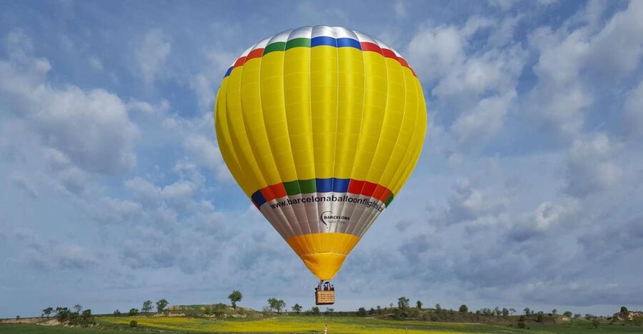 From Barcelona: Half-Day Hot Air Balloon Flight Ticket - Helping inflate the balloon before takeoff