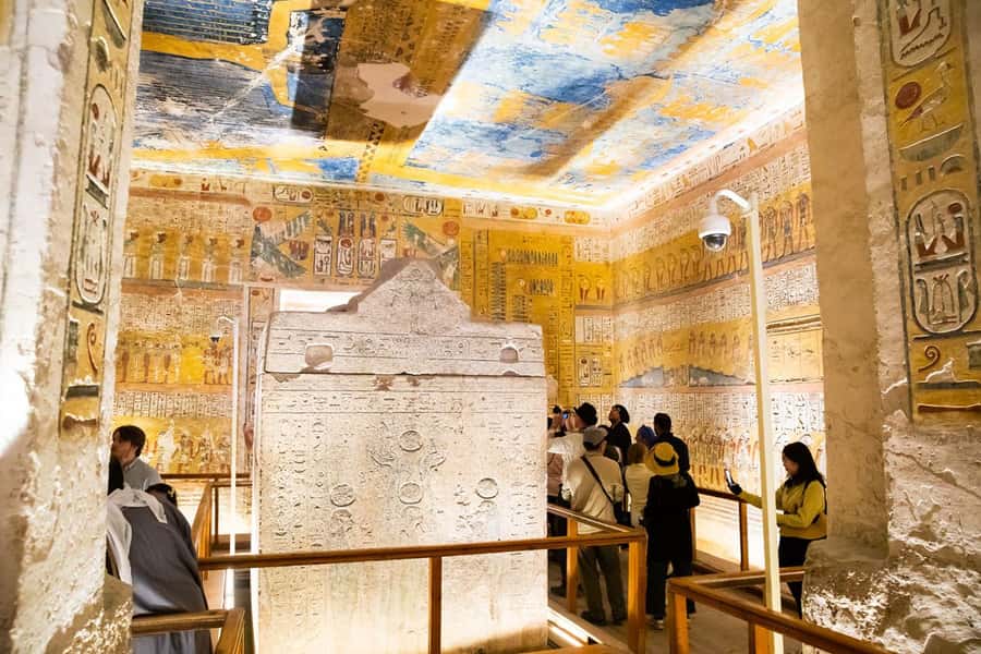 From Cairo: Luxor & Hot Air Balloon Private Trip by Plane - The Valley of the Kings: tombs below the desert hills