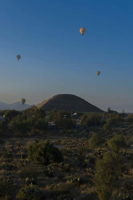 From CDMX: Teotihuacan Hot Air Balloon Ride & Optional Tours - Walking through the Teotihuacan archaeological site