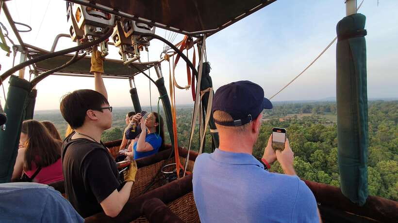 From Krong Siem Reap: Angkor Hot Air Balloon Ride w/ Pickup - Sunrise timing and the problem of haze