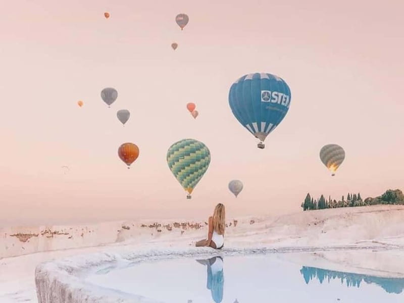 From Kusadası: Pamukkale Day Trip w/Balloon Flight & Lunch - The early pickup from Kusadası