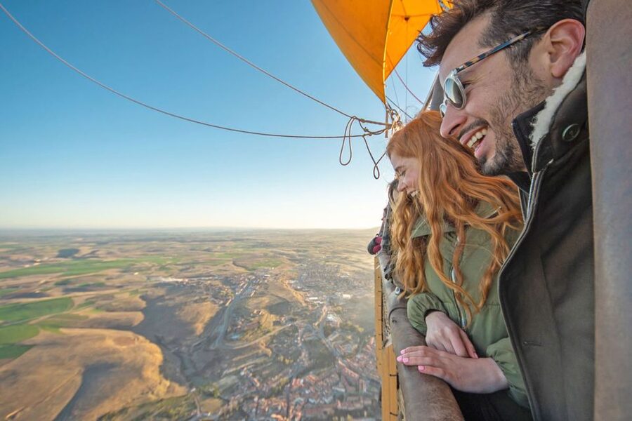 From Madrid: Segovia Hot Air Balloon - Why Segovia looks so good from a balloon