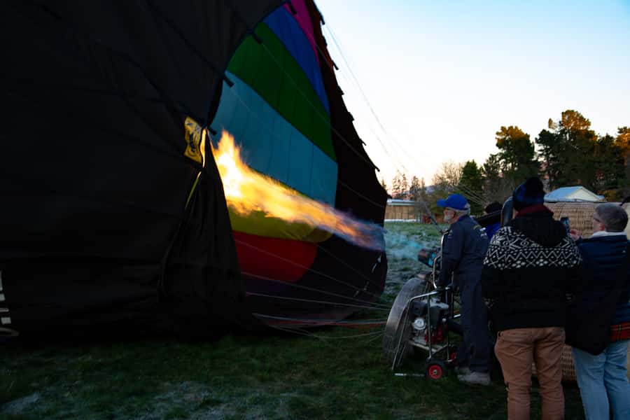 From Methven: Hot Air Balloon Flight in Canterbury with Wine - What weather can change