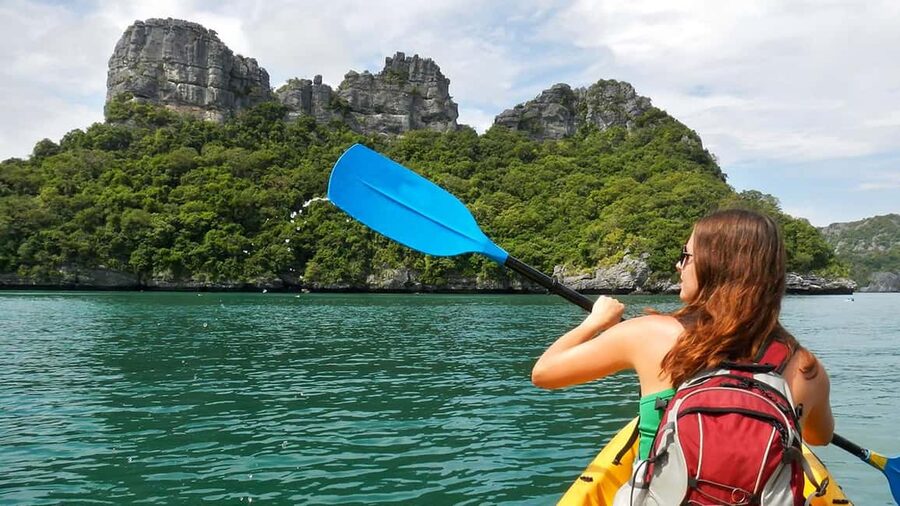 From Vientiane:Vang Vieng Day Trip Including Hot Air Balloon - A Tarzan-style zipline through the forest