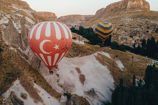 Full-Day Cappadocia Private Red Tour with Balloon Ride - Uchisar Castle and Pigeon Valley photo stops