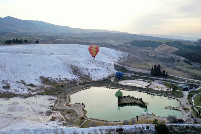 Full-Day Marmaris Pamukkale Tour With Hot Air Balloon Ride - Preparing the balloon before sunrise