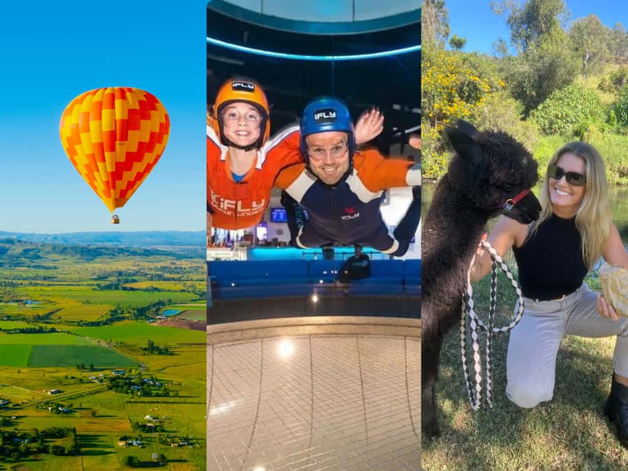 Gold Coast: Hot Air Balloon, Winery Breakfast & iFly - Breakfast at OReillys Canungra Valley Vineyards