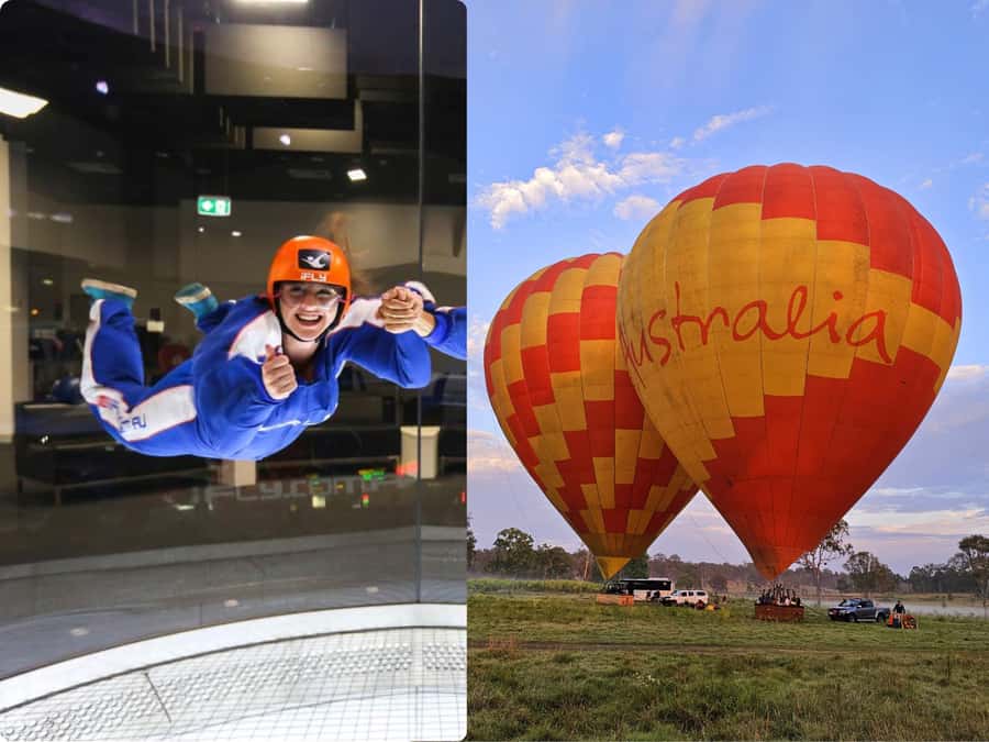 Gold Coast: Hot Air Balloon, Winery Breakfast & iFly - Should you book this Gold Coast experience?