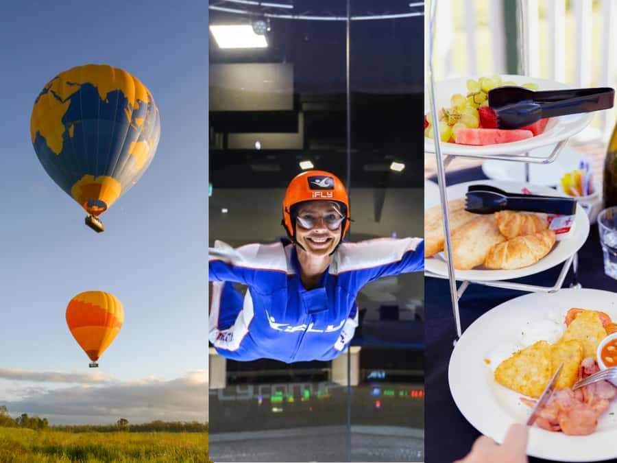 Gold Coast: Hot Air Balloon, Winery Breakfast & iFly - The landing, packing, and photos