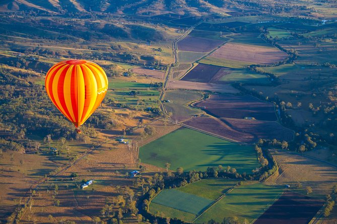 Gold Coast Hot Air Balloon + Winery Breakfast + Return Transfers - The view from above Canungra Valley