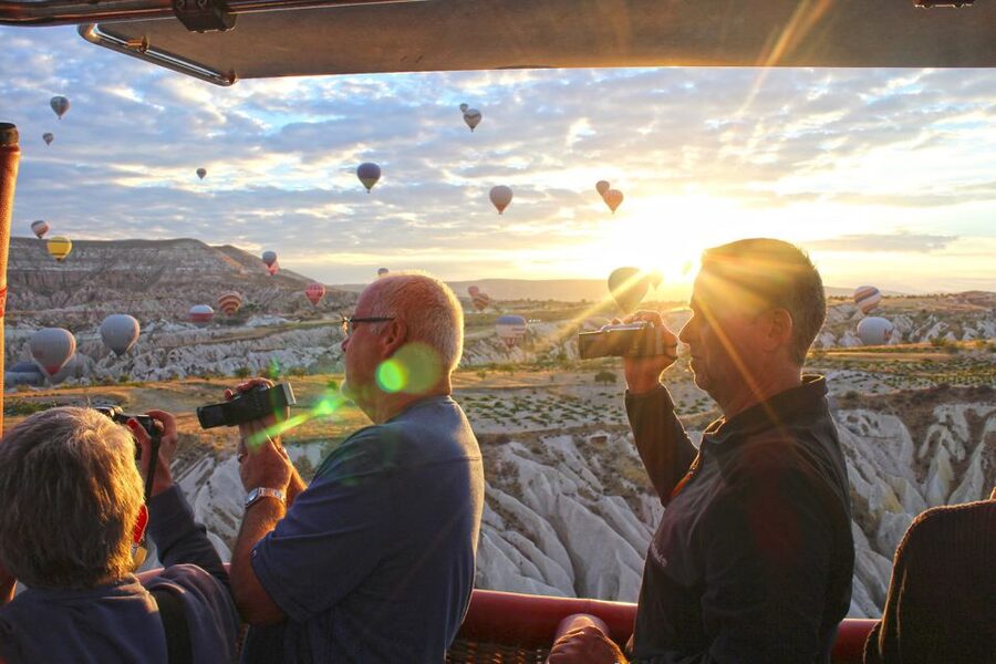 Göreme: Sunrise Hot Air Balloon Flight Over Cappadocia - Landing, champagne, and the flight certificate