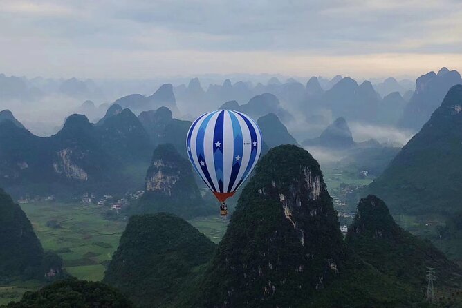 Half-Day Yangshuo Hot Air Ballooning Sunrise/Sunset Private Tour - The Dutou village launch point near the Li River