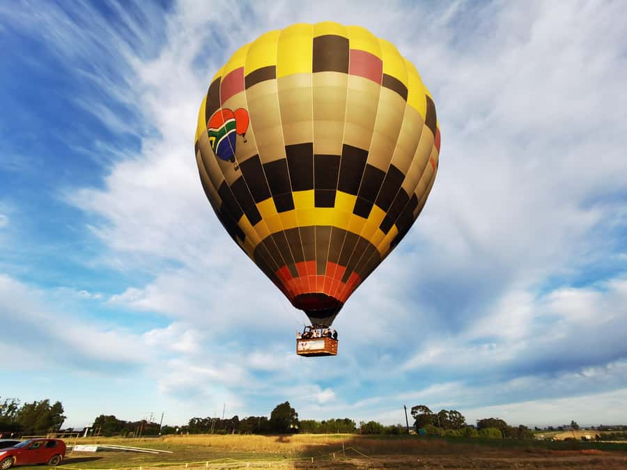 Hot air Balloon and Cape Winelands Private guided tour - Breakfast after landing