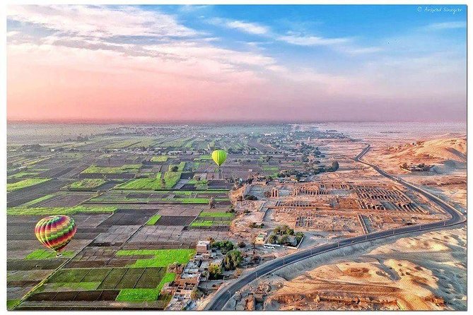 Hot Air Balloon Experience Over Luxor Sky - Crossing the Nile by motorboat