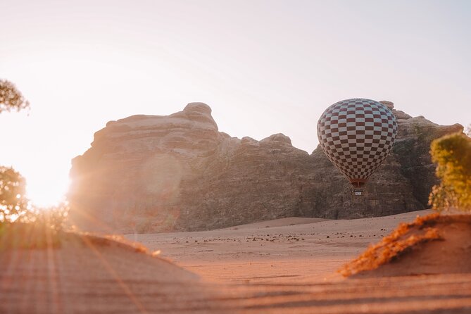 Hot Air Balloon Flight at Wadi Rum - Wadi Rum as seen from the basket