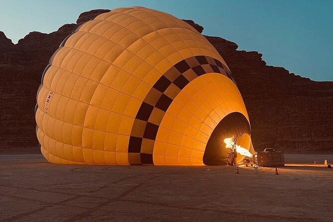 Hot Air Balloon Flight at Wadi Rum - Communication and meeting-point advice