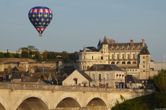Hot Air Balloon Flight in Loire Valley - Chenonceau and the castles below