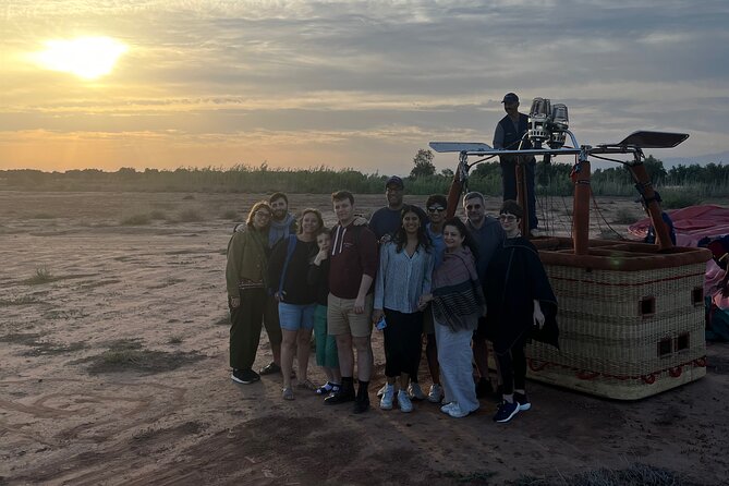 Hot air balloon flight in the desert with camel ride - Breakfast in a Kasbah, With Tea and Berber Food