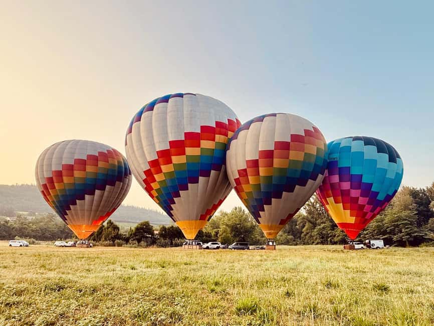 Hot air balloon flight in Tuscany from Chianti area - Why Chianti looks different from the air
