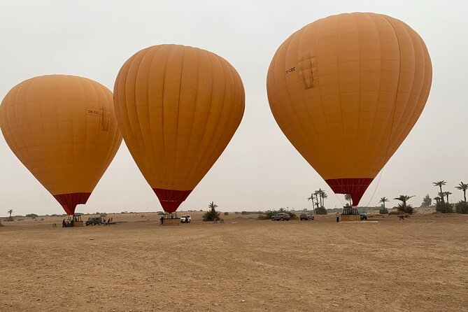 Hot Air Balloon Flight over Marrakech with Berber Breakfast - Sunrise above the Atlas foothills