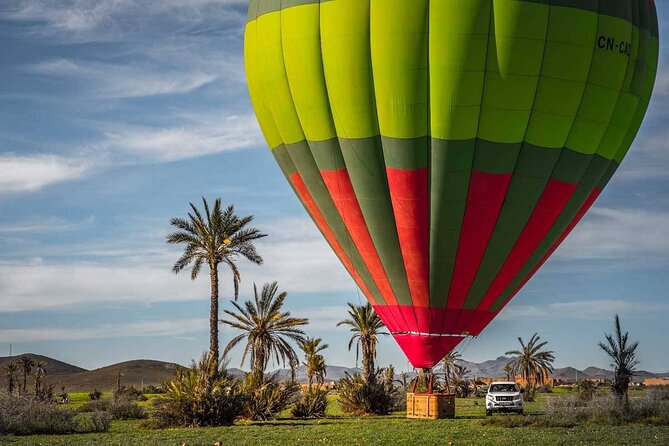 Hot Air Balloon Flight over Marrakech with Traditional Breakfast - Sunrise over Marrakech from a wicker basket