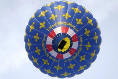 Hot Air Balloon Flight over the castle of Chenonceau / France