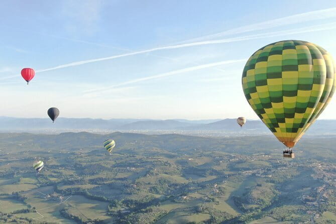 Hot Air Balloon Flight Over Tuscany from Siena - Why Tuscany works so well from a balloon