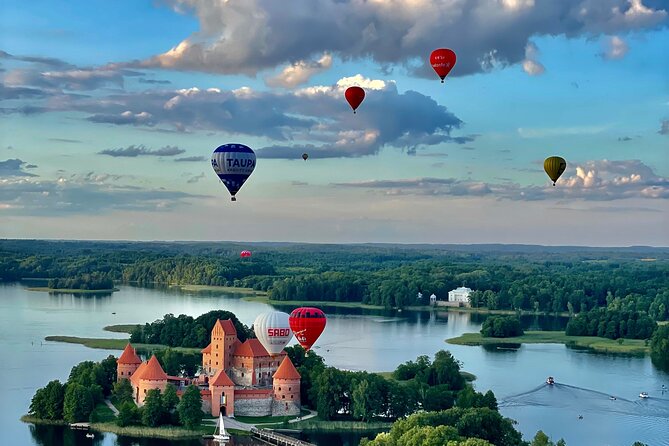 Hot Air Balloon Flight over Vilnius or Trakai - What you see from the basket