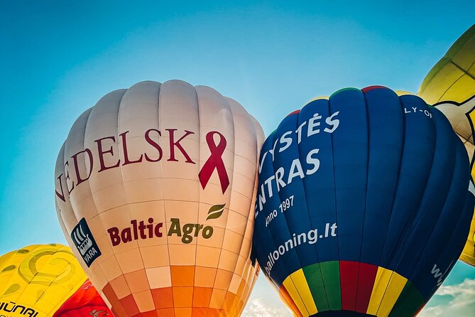 Hot air balloon flight over Vilnius or Trakai in Lithuania - The Trakai option is more than a backup