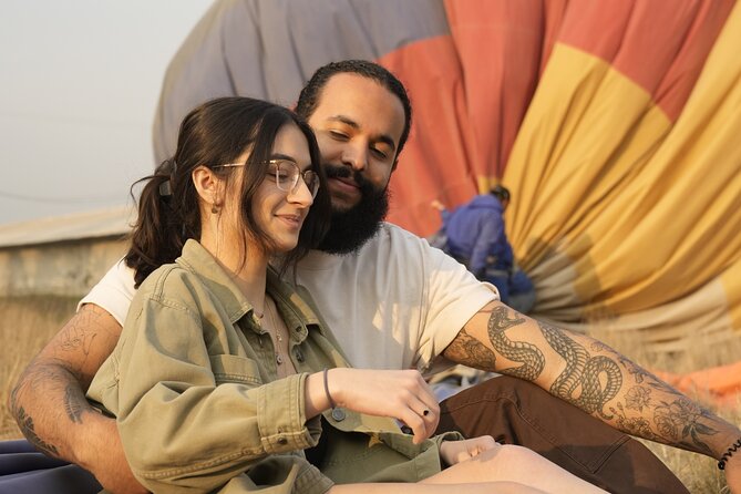 Hot Air Balloon Flight with Breakfast Cave and Pyramids Tour - Breakfast under a natural cave