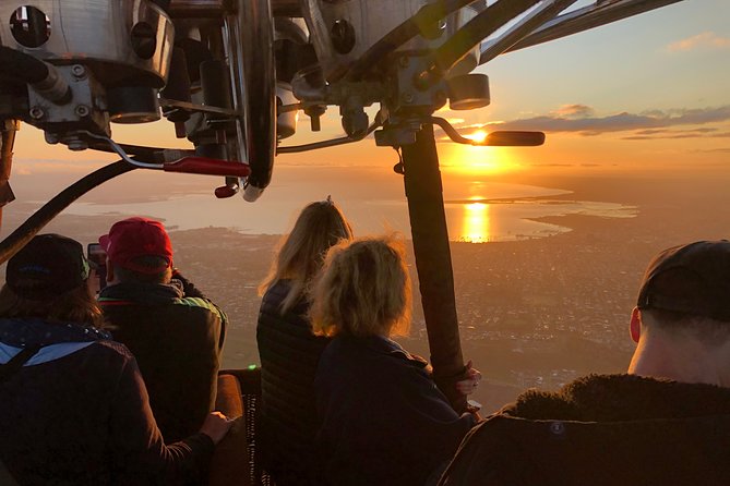 Hot Air Balloon Flights Geelong (The Great Ocean) + Breakfast - Sunrise views over Geelong and the Bellarine Peninsula