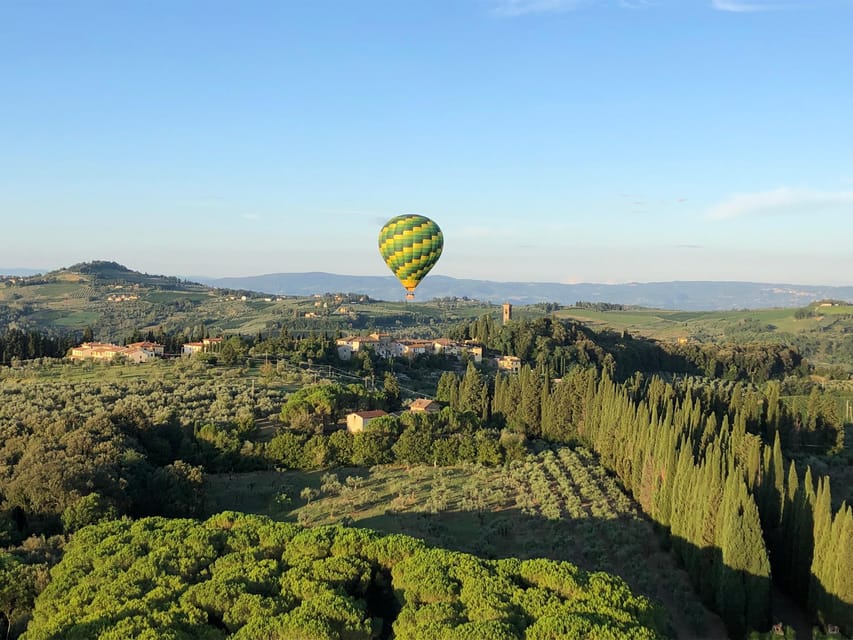 Hot Air Balloon Flights near San Gimignano - A quiet view over Tuscany, not a sightseeing circuit
