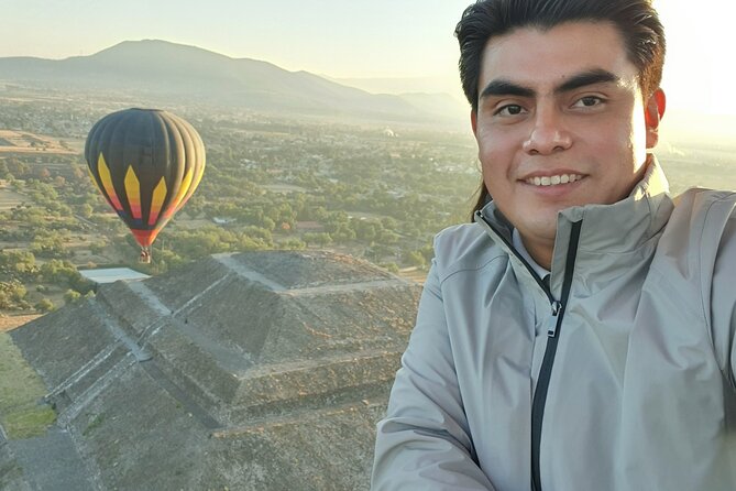 Hot air balloon from CDMX and Restaurant la Gruta (ORIGINAL) - My call on the Paseos Olmedo balloon tour