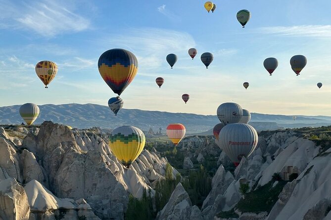 Hot Air Balloon in Cappadocia - Fairy chimneys beneath the basket
