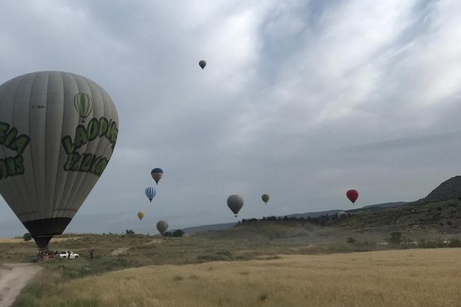Hot Air Balloon Ride Cappadocia Goreme & Champagne party - From your hotel to the launch area