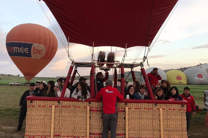 Hot Air Balloon Ride Cappadocia Goreme & Champagne party - Landing, Champagne, and the certificate