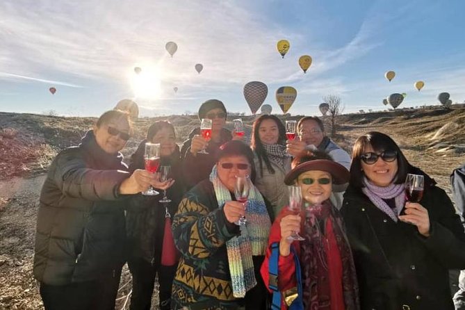 Hot Air Balloon Ride Cappadocia Goreme & Champagne party - What $115 buys you